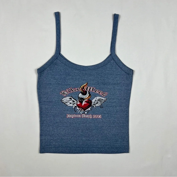 Y2K Bike Week Cropped Tank Top - Picture 3 of 7